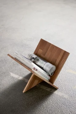 Muubs - Magasinholder Ottawa - Natur - B41 x D36 x H34,5 cm