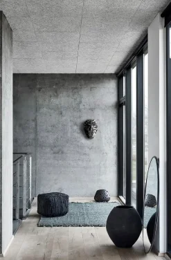 Muubs - Vægspejl rundt - Copenhagen - Sort - Ø110 cm