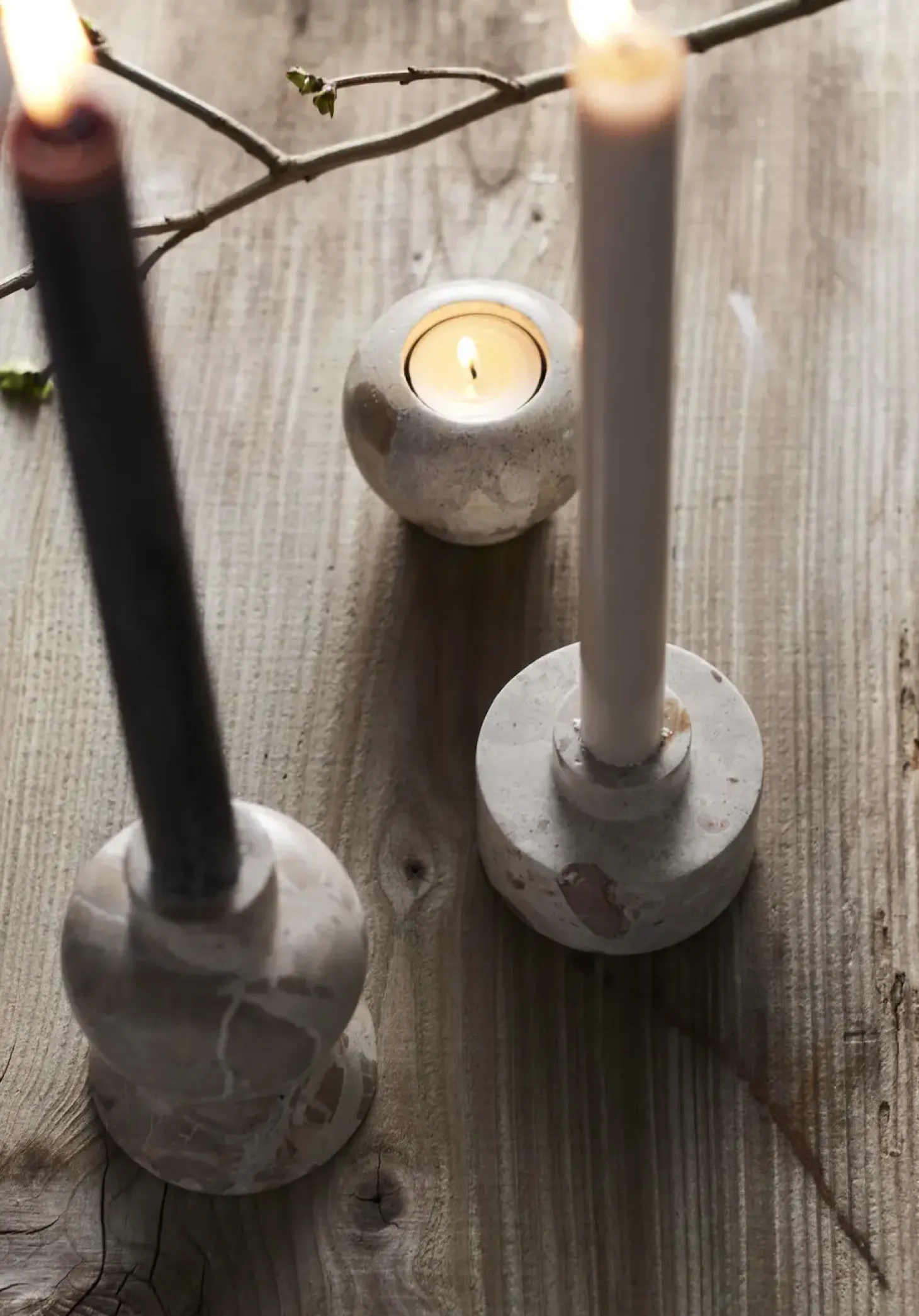 Muubs -Vita Fyrfadsstage - Seashell