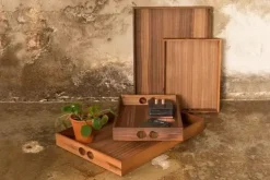 Neon Living bakke - Tray i valnød (small)