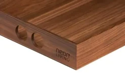 Neon Living bakke - Tray i valnød (large) 44x31x5 cm