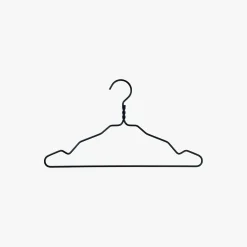 Nomess - bøjler - sort aluminium - 5 stk. i en pakke