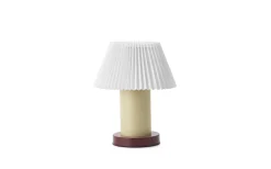 Normann Copenhagen - Cellu - Bordlampe - Creme - brun bund