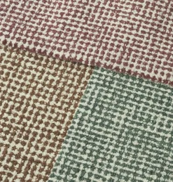 Normann Copenhagen - Flick Rug 170x240 cm - Off White/Burgundy