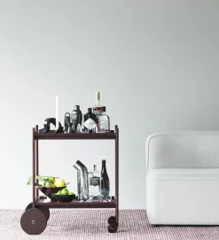 Normann Copenhagen - Flick Rug 200x300 cm - Off White/Burgundy