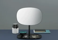 Normann Copenhagen - Flip bordspejl - sort - 34x28 cm