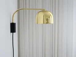 Normann Copenhagen - Grant Væglampe - Messing (D: 43 cm)