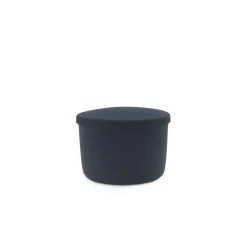 Normann Copenhagen - Hide Opbevarings Puf Small - Blå - Small