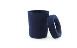 Normann Copenhagen - Hide Office Bin Dark Blue