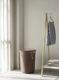 Normann Copenhagen - Hide Laundry Basket Brown