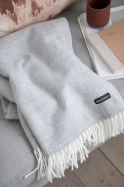 NovoForm - Skagen, plaid - Lysegrå