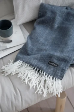 NovoForm - Skagen, plaid - Mørkeblå