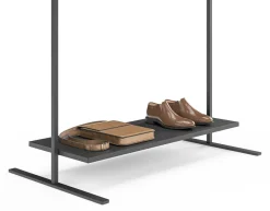 NovoForm - Skohylde til tøjstativ - Marco 100 - Sort