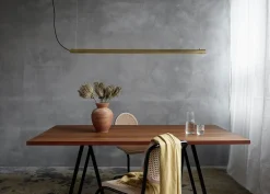 Nuad - Radents Pendant lampe, messing - 135 cm, bordlampe