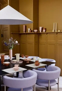 OYOY Living - Toppu vase - Rosa & Karamel