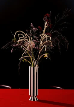 OYOY Living - Toppu vase - Sort & Hvid