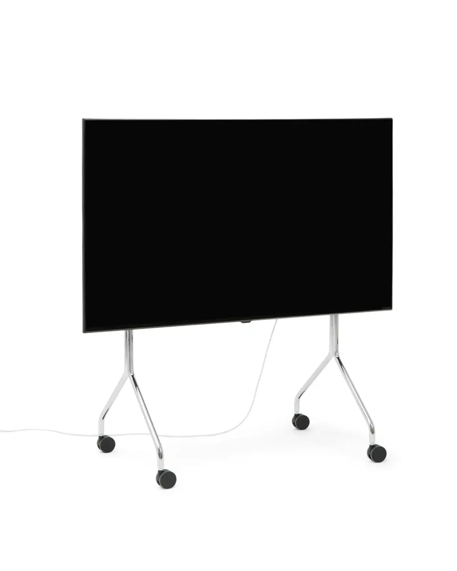 pedestal - TV-Stander - Moon Rollin - Chrome / Krom