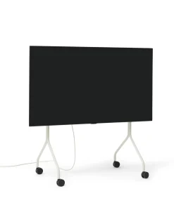 pedestal - TV-Stander - Moon Rollin - Pearl / Hvid
