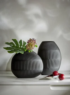 Philippi - Noir vase horizontal