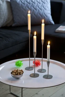 Piet Hein - Jupiter lysestage 29 cm. Rustfrit stål