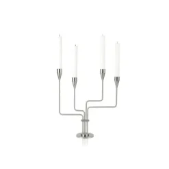 Piet Hein - Sydkorset lysestage, H. 38 cm. Rustfrit stål