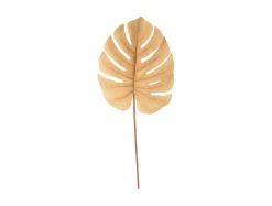Present time - Artificial plant Monstera Stem sand brown