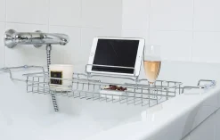 Present time - Bath tub caddy iron chrome
