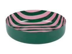 Present time - Bowl Animado medium retro green w. soft pink