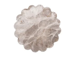 Present time - Bowl Flower large marble brown