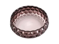 Present time - Bowl Speckles glass small chocolate brown