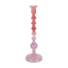 Present time - Candle holder Grato Mecer large warm purple to soft purple