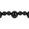 Present time - Candle holder Bubbles straight enamel black