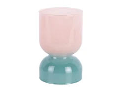 Present time - Candle holder Variado Colores soft pink w. misty blue