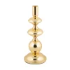 Present time - Candle holder Dazzle large gold plated