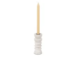 Present time - Candle holder Modelar Small mango wood white wash