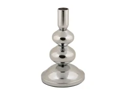 Present time - Candle holder Dazzle small chrome plated
