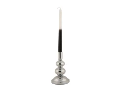 Present time - Candle holder Dazzle small chrome plated