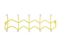 Present time - Coat rack Double Zig Zag bright yellow
