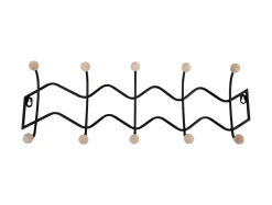 Present time - Coat rack Double Zig Zag black