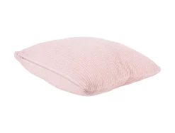 Present time - Cushion Zigzag knitted cotton soft pink