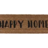 Present time - Doormat Happy Home black