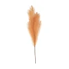Present time - Faux Feather large burned orange