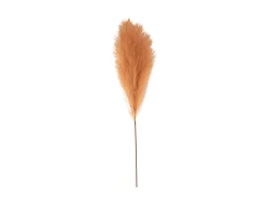 Present time - Faux Feather small burned orange