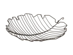 Present time - Fruit basket Leaf large iron black