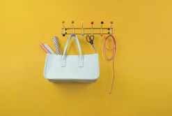 Present time - Hat rack Saturnus with coloured assorted balls XL