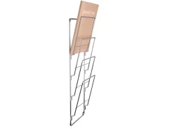 Present time - Magazine rack chrome steel wire