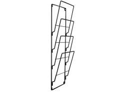 Present time - Magazine rack steel wire matt black