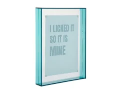 Present time - Photo frame Gayo Large acrylic turquoise blue