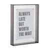 Present time - Photo frame Gayo Medium acrylic dark grey