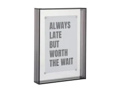 Present time - Photo frame Gayo Medium acrylic dark grey